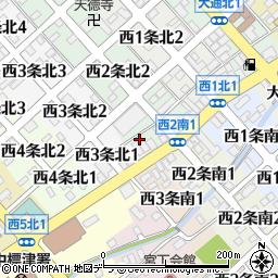 北海道標津郡中標津町西２条北1丁目8周辺の地図