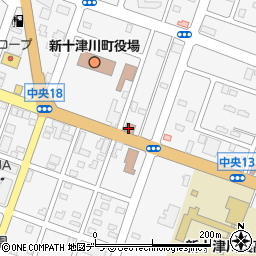 新十津川郵便局周辺の地図