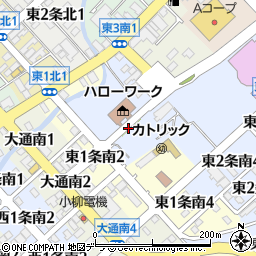 中標津ターミナル周辺の地図