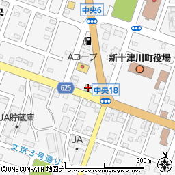 ファミリーマート新十津川店周辺の地図