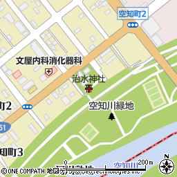 治水神社周辺の地図