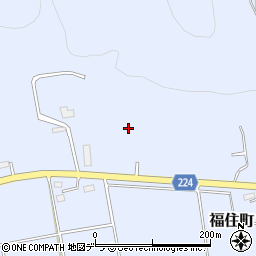 北海道芦別市福住町75周辺の地図