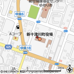 新十津川町役場　地域包括支援センター周辺の地図