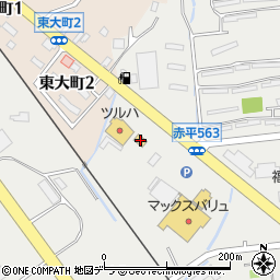 ファミリーマート赤平店周辺の地図