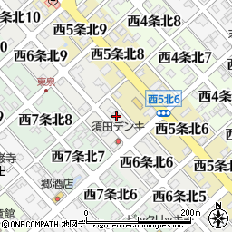 北海道標津郡中標津町西６条北7丁目1周辺の地図