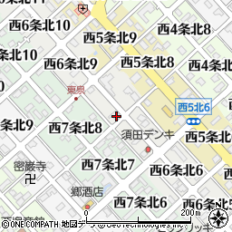 北海道標津郡中標津町西６条北8丁目2周辺の地図