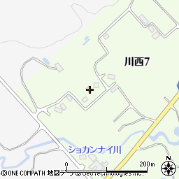 北海道標津郡中標津町川西7丁目36周辺の地図