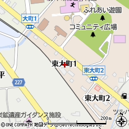 〒079-1142 北海道赤平市東大町の地図