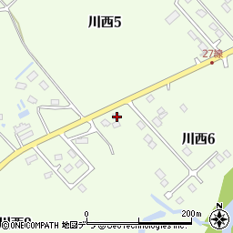 北海道標津郡中標津町川西6丁目18周辺の地図