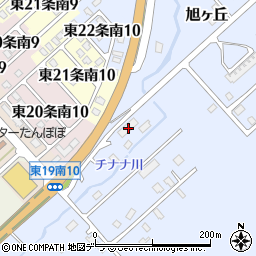 北海道標津郡中標津町旭ヶ丘4-3周辺の地図