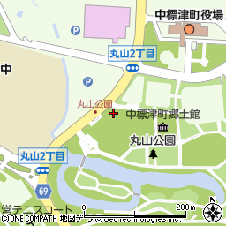 丸山公園公衆トイレ周辺の地図