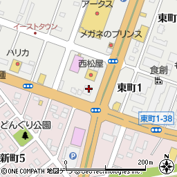 回転寿司とっぴ～ 滝川店周辺の地図