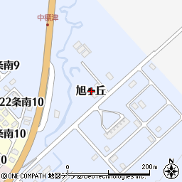 北海道標津郡中標津町旭ヶ丘2-14周辺の地図