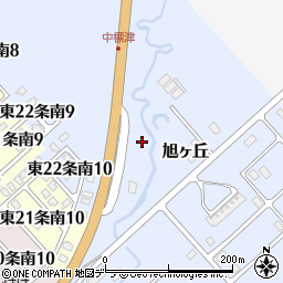 北海道標津郡中標津町旭ヶ丘2-16周辺の地図