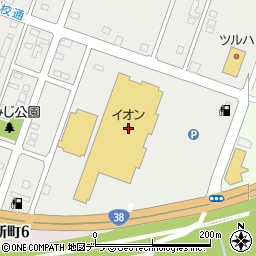 セリアイオン滝川店周辺の地図