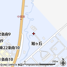 北海道標津郡中標津町旭ヶ丘2周辺の地図