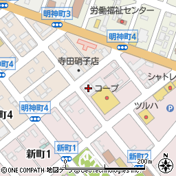 寺田硝子店周辺の地図