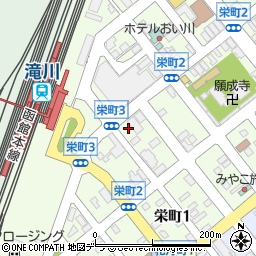 滝川警察署駅前交番周辺の地図
