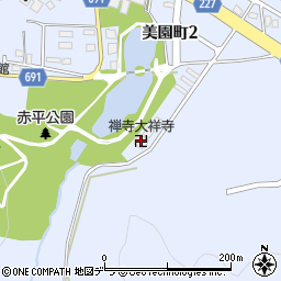 禅寺大祥寺周辺の地図