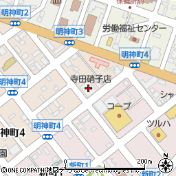 寺田硝子店周辺の地図