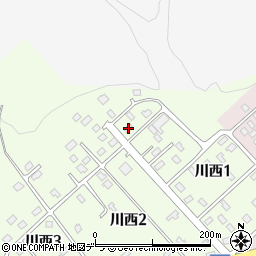 北海道標津郡中標津町川西1丁目21周辺の地図