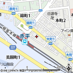 北門信用金庫赤平支店周辺の地図