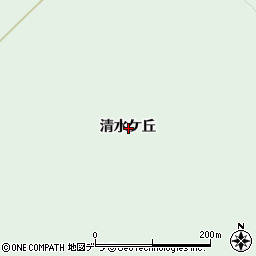 北海道上川郡美瑛町水沢清水ケ丘周辺の地図