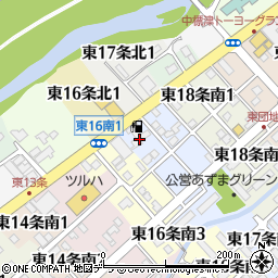 ＥＮＥＯＳ中標津町ＳＳ周辺の地図