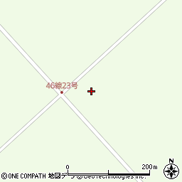 北海道標津郡中標津町西竹417周辺の地図