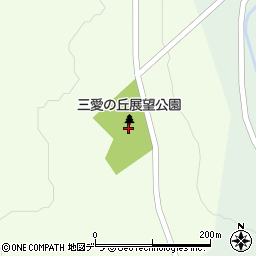 三愛の丘展望公園周辺の地図