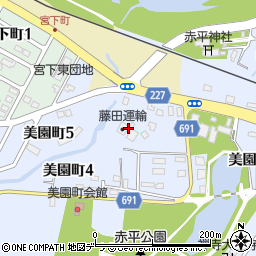 藤田運輸周辺の地図