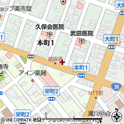 有限会社山根生花店周辺の地図