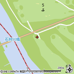 石狩川橋周辺の地図