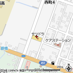 株式会社ヰセキ北海道　滝川営業所周辺の地図