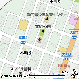 本町地区コミュニティセンター周辺の地図