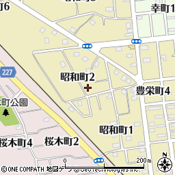 北海道赤平市昭和町2丁目59周辺の地図