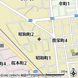 北海道赤平市昭和町2丁目58周辺の地図