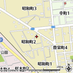 北海道赤平市昭和町2丁目50周辺の地図