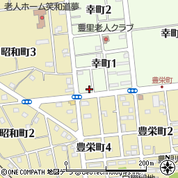 北海道赤平市幸町1丁目2周辺の地図