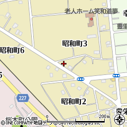 北海道赤平市昭和町3丁目80周辺の地図