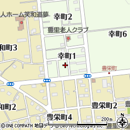 北海道赤平市幸町1丁目12周辺の地図