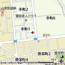 北海道赤平市幸町1丁目55周辺の地図
