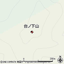 台ノ下山周辺の地図