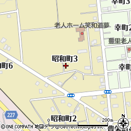 北海道赤平市昭和町3丁目周辺の地図