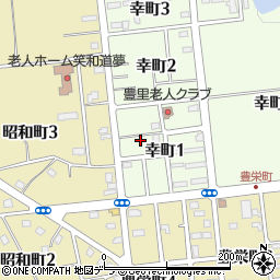 北海道赤平市幸町1丁目25周辺の地図