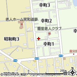 北海道赤平市幸町1丁目30周辺の地図