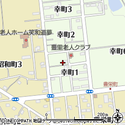 北海道赤平市幸町1丁目34周辺の地図