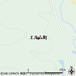 北海道赤平市エルム町周辺の地図