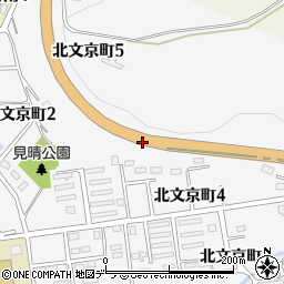 北海道赤平市北文京町周辺の地図