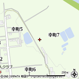 北海道赤平市幸町周辺の地図
